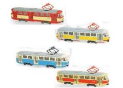 Трамвай в кор. метал. інерц. 20*5*8см. 4кол. 6411ABD (24/96)