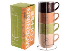 Набір чайний на стійці 4 пред. в кор. 