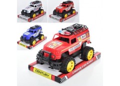 Джип в слюді інерц. 23см. 2 види (2 кол.) 25*15*15см. 327-328 (36)