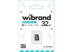 Карта пам'яті Wibrand microSDHC (UHS-1) 32GB class 10 WICDHU3/32GB (1)