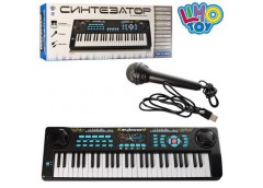 Піаніно в кор. на бат./USB. 54 клавіші. MP3. мікрофон. запис. 78*26*9см. M 5499 ...