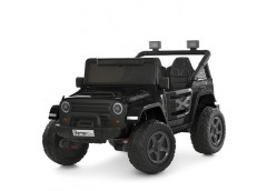Електромобіль-Джип р/к. 2.4G. 4двиг.45W. акум.24V7AH. шкіра. чорний M 6287EBLR-2...