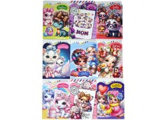 Розмальовка 8 арк 100г 135х190мм скоба, в асорт. Р099 Мандарін (1/20)