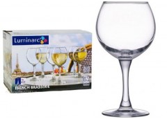 Набір бокалів для вина Luminarc Brasserie  280мл 6шт H8170/1  ЮГ-К