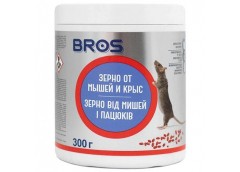 Засіб проти мишей і пацюків, зерно Bros 300 г 5784/1576(1)