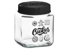 Банка для сипких продуктів Herevin Cookies квадратна 1,0л 149010-001 ЮГ-К (6)