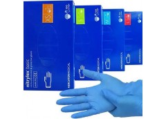 Рукавиці Медичні сині Nitrylex Basic нітрил M (50пар/500)