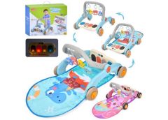 Каталка-ходунки в кор. 3в1 (килимок72*46см. ігровий центр) дуга, підвіс. 39*34*1...