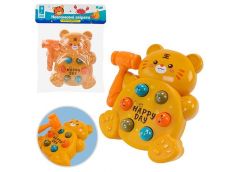 Ведмедик в пак. логіка-стукалка, 21*7*21см. PL-725-33 (60/120)