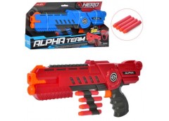 Пістолет в кор. м'які кулі 4шт. 38*20*6см. 2кол. 1040 (18)