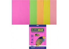 Папір офс А-4 20а/ 80г Neon асорті EUROMAX 2721520E-99 BM BUROMAX