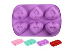 Форма силікон. для випічки кексів 6шт. 