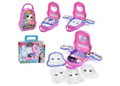 Косметика у валізі тіні. рум'яна. лак 16*25*7см. KS1Z325 (24)