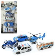 Набір машинок на лист. інерц. 5шт. від 10см. 42*20*4см. 399-82С (48)