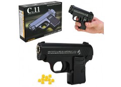 Пістолет в кор. метал. на кульках 17*12*4см. C11 (60)