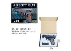 Пістолет в кор. метал. на кульках 18*13*4см. C28 (60)