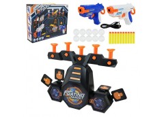 Пістолети в кор. на бат. 2шт. кулі-присоски 10шт. поролон. кульки 10шт мішень 26*36*8см 8829-C2 (12)