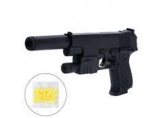 Пістолет в куль. на бат. на кульках. лазер 15*20*3см. 239AS (96)