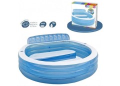 Басейн надув. дитячий. круглий з надув. сидінням INTEX 57190 (2)