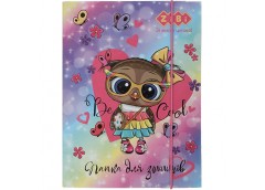 Папка для зошитів на резинці OWL В5+ ZIBI KIDS Line 14982 ZB