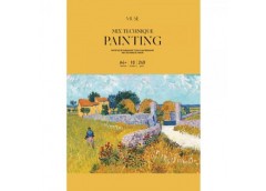 Папір д/малювання в папці А4+ 10ар 240грм PD-A4-077 &&&Школярик