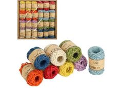 Нитка для творчості 10.0м. 24 мотки. різнокольорові 006 (24)