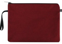 Папка для документів, B5+, бургунді текстильна O95216 (1)