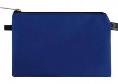 Папка для документів, A6+, синя текстильна O95232 (1)