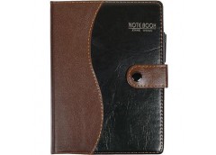 Блокнот шкірзам 88арк. клітинка 18*13см. з ручкою 1736 (36)