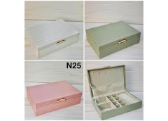 Шкатулка шкірзам прямокутна  21*13см №25