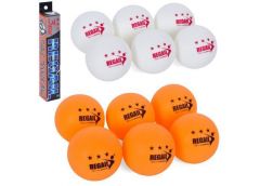 Тенісні м'ячі в кор. 6шт. ABS 40мм. безшовні 28*5*5см. 2кол. MS 3201 (120)