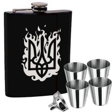 Набір з флягою 7 oz або 200мл + 4 стопки іA61145U1