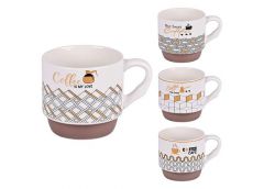 Чашка 340мл. в кор. Coffee the best  R99303 (12)
