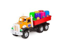 Набір дитячий Фарго вантажівка з бочками Бамсік 3685 
