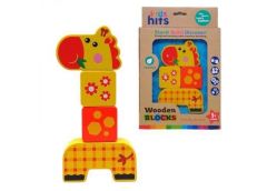 Дерев'яна іграшка Kids hits жирафа, 4 деталі в кор. 19*28*3см. KH20/003 (40)