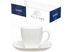 Набір для чаю 6 предметів 220мл. Luminarc Carine White Q0881 (6) 