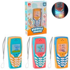 Телефон  в кор. 3 кол. мікс на бат. 16*12*4см. DJ222 (120/240)
