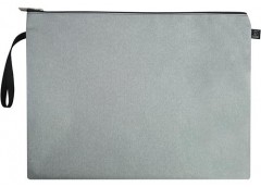 Папка для документів, A4+, сіра текстильна O95202 (1)