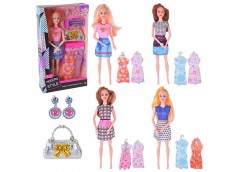 Лялька в кор. одяг. 4 види 18*6*32см. 1118C (42/84)