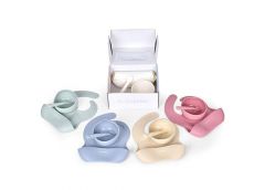 Набір дитячого посуду в кор. силікон. 3пред. (тарілка. нагрудник. ложка) 24*17*1...