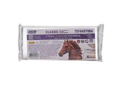 Глина для моделювання, самозастигаюча, теракотова, 500гр. ZiBi CLASSIC ZB.6292