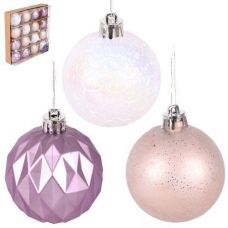 Кулька новорічна 6см. 16шт. в кор.  9678 (1)