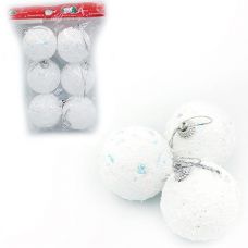 Кулька новорічна 6см. 6шт. в кор. 