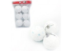 Кулька новорічна 6см. 6шт. в кор. 