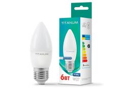 Лампочка LED 6 Вт E27 4100K 220В Titanum TLC3706274/06273 (1)