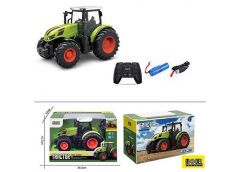 Трактор р/к. в кор. акум. USB. гумові колеса 25*13*15см. 6603 (32)