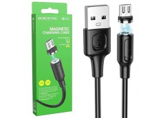 Кабель зарядний Borofone (USB-Micro) 2.4A. 1.0м. магнітний BX41 (1)