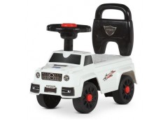 Каталка-толокар дитяч машинка сигнал, білий QX-5500-2-1 (1)