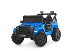Електромобіль-Джип р/к. 2.4G. 4двиг.45W. акум.24V7AH. шкіра. синій M 6287EBLR-4(...