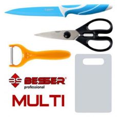 Набір ножів кухонних на лист. 4шт. 